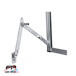 Apparecchio a sporgere in alluminio a leva laterale 2